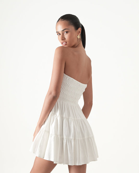 Atlas Ruched Mini Dress