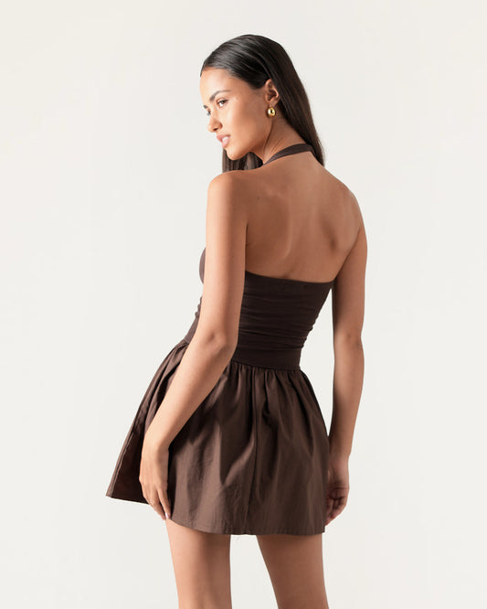 Gala Halter Mini Dress