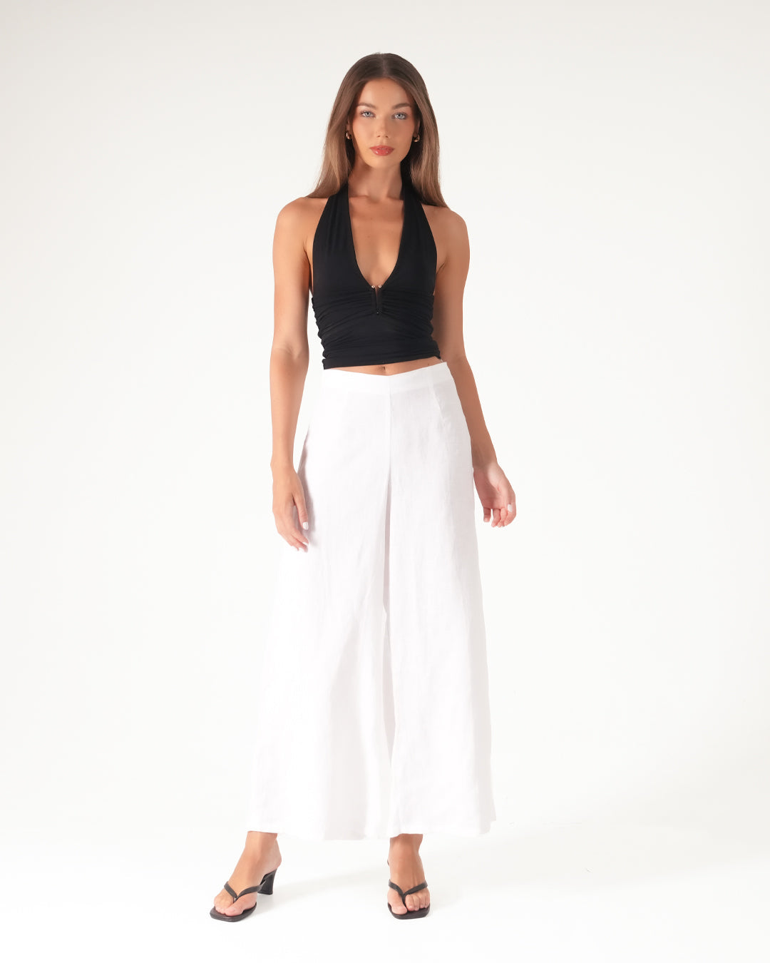 Gath Halter Jersey Top