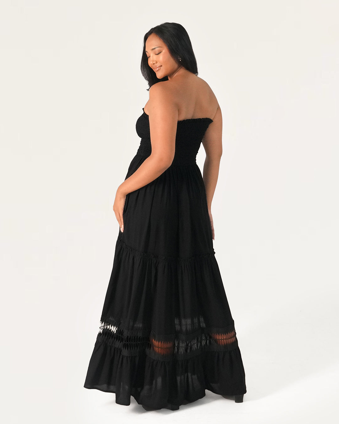 Gloria Ruched Maxi Dress