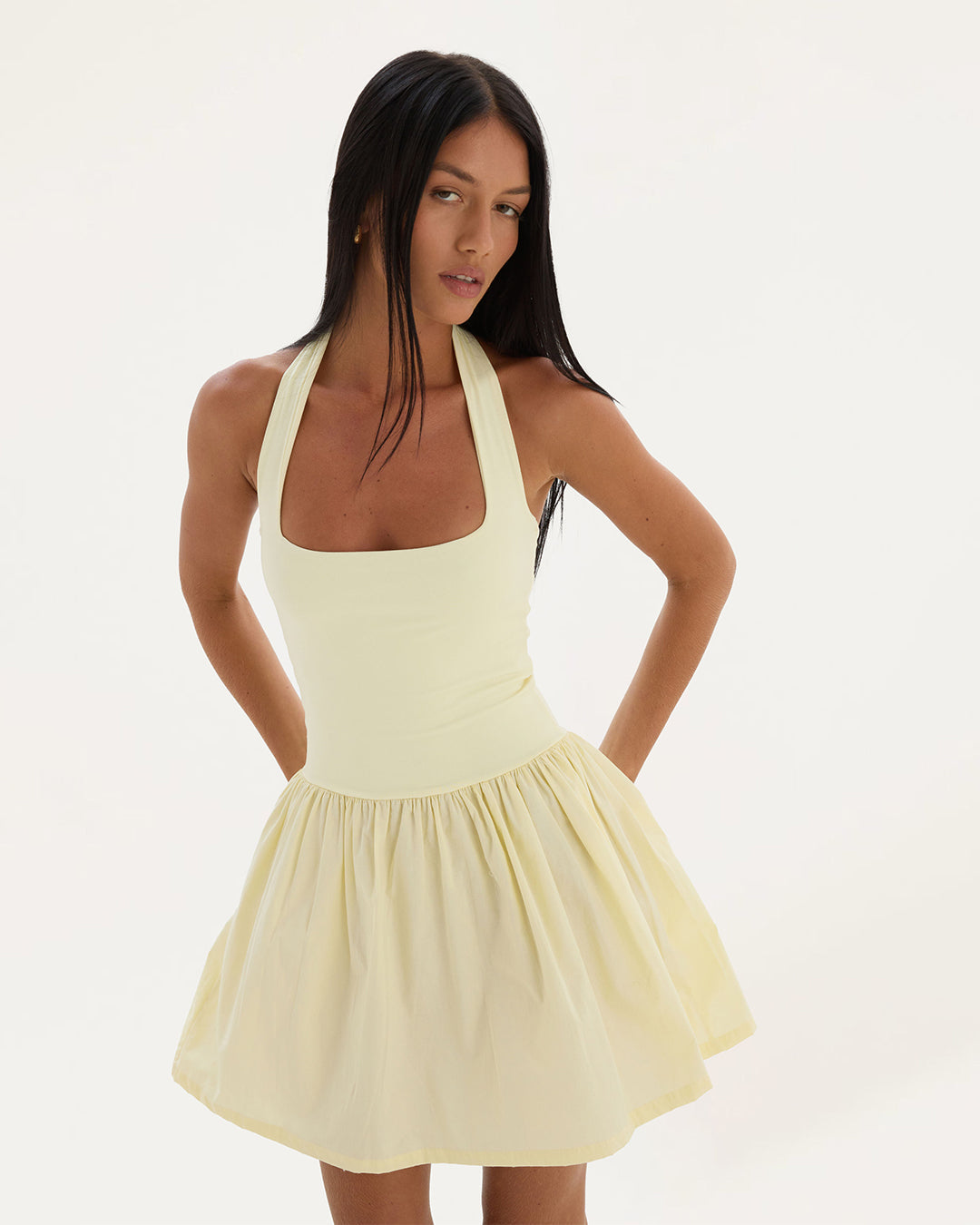 Gala Halter Mini Dress