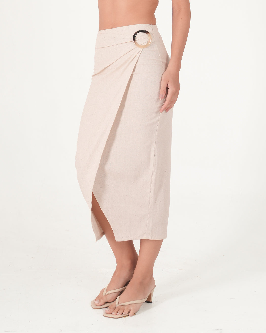 Meadow Wrap Midi Skirt