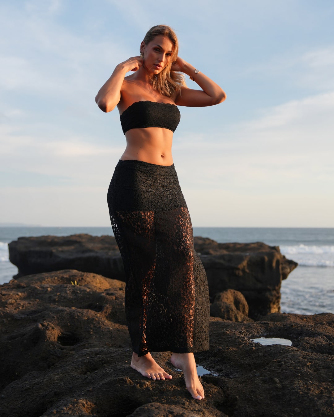 Patricia Lace Midi Skirt