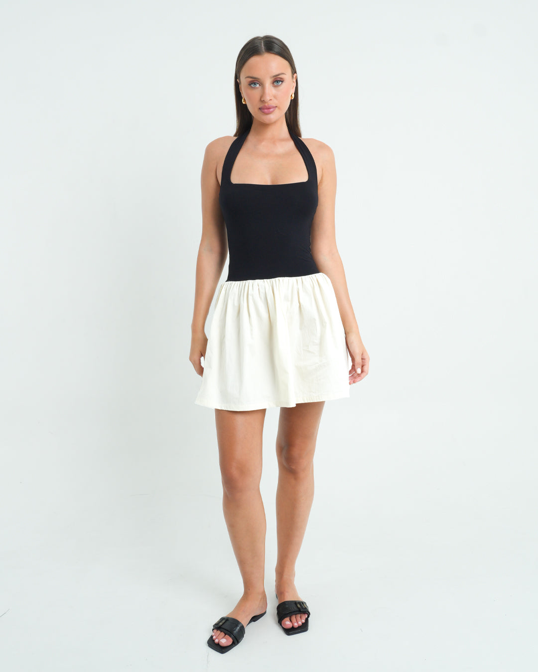 Gala Halter Mini Dress
