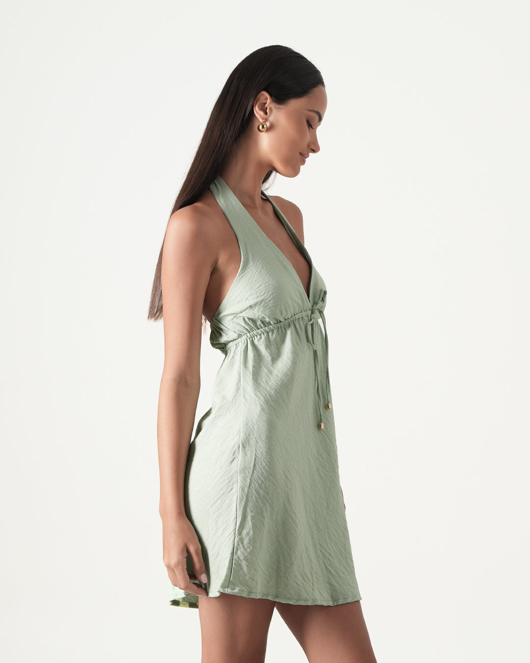 Sally Halter Mini Dress