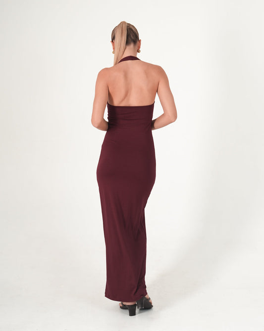 Summer Halter Maxi Dress