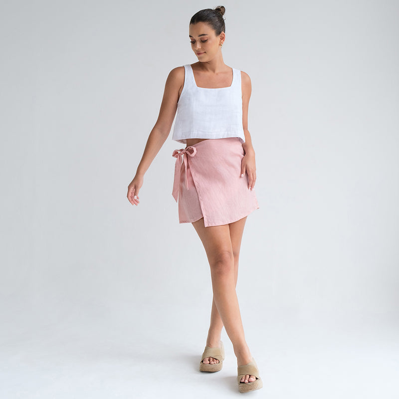Daria Wrap Mini Skirt