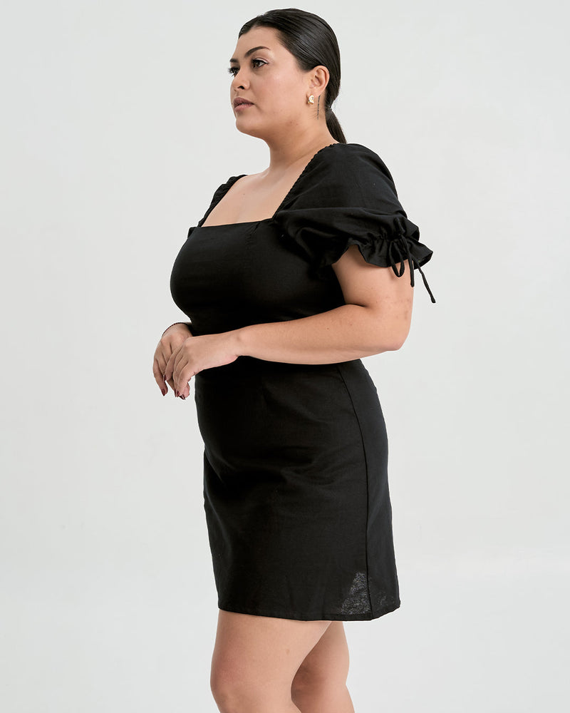 Marita Puff Sleeve Mini Dress