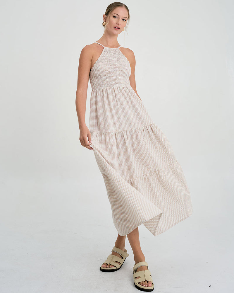 Penny Halter Midi Dress