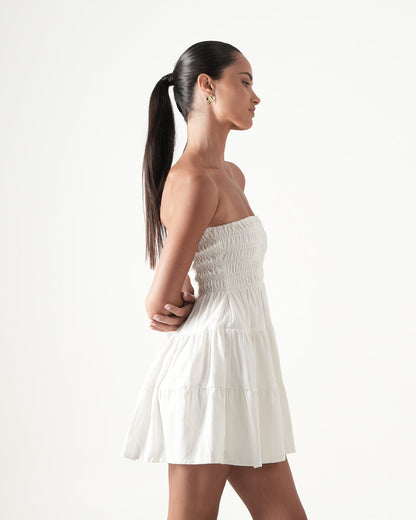 Atlas Ruched Mini Dress