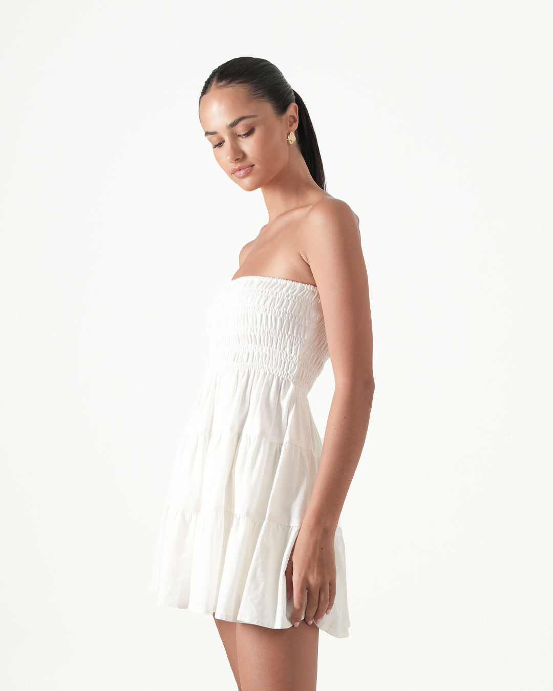 Atlas Ruched Mini Dress