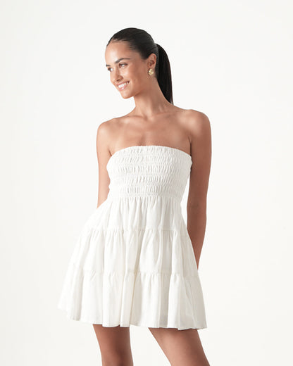 Atlas Ruched Mini Dress