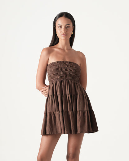 Atlas Ruched Mini Dress