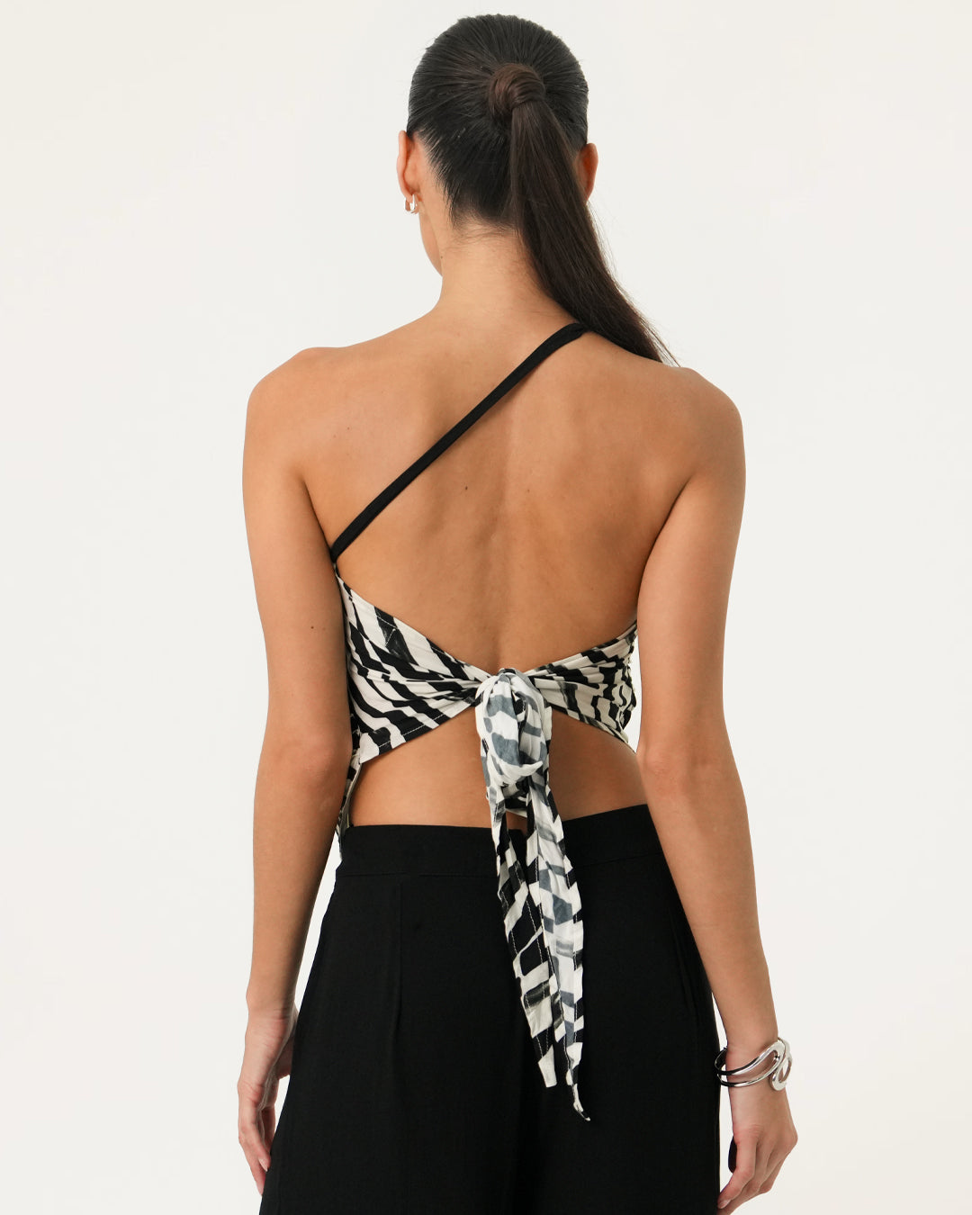 Cola One Shoulder Top