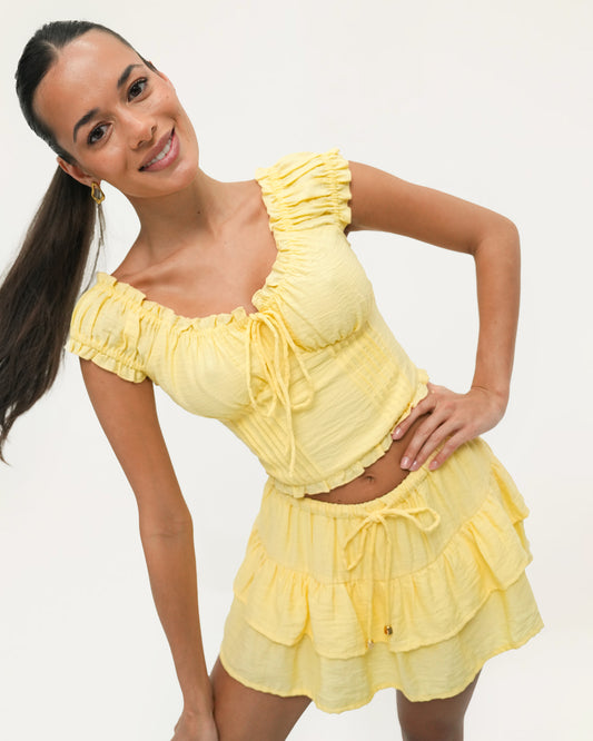 Catherine Pleated Top