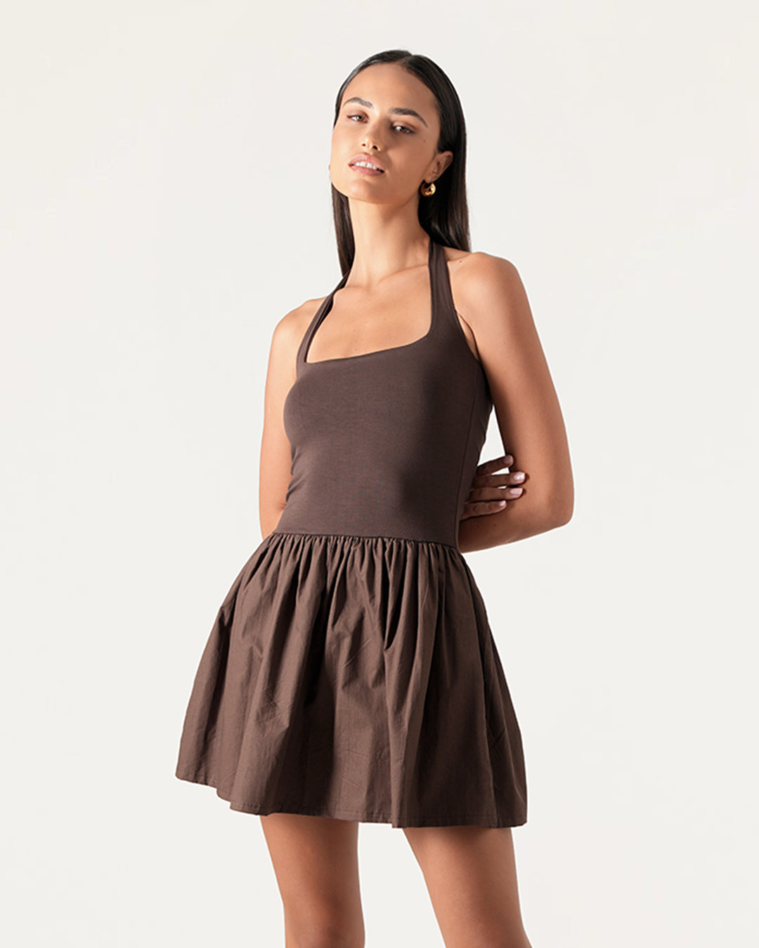 Gala Halter Mini Dress