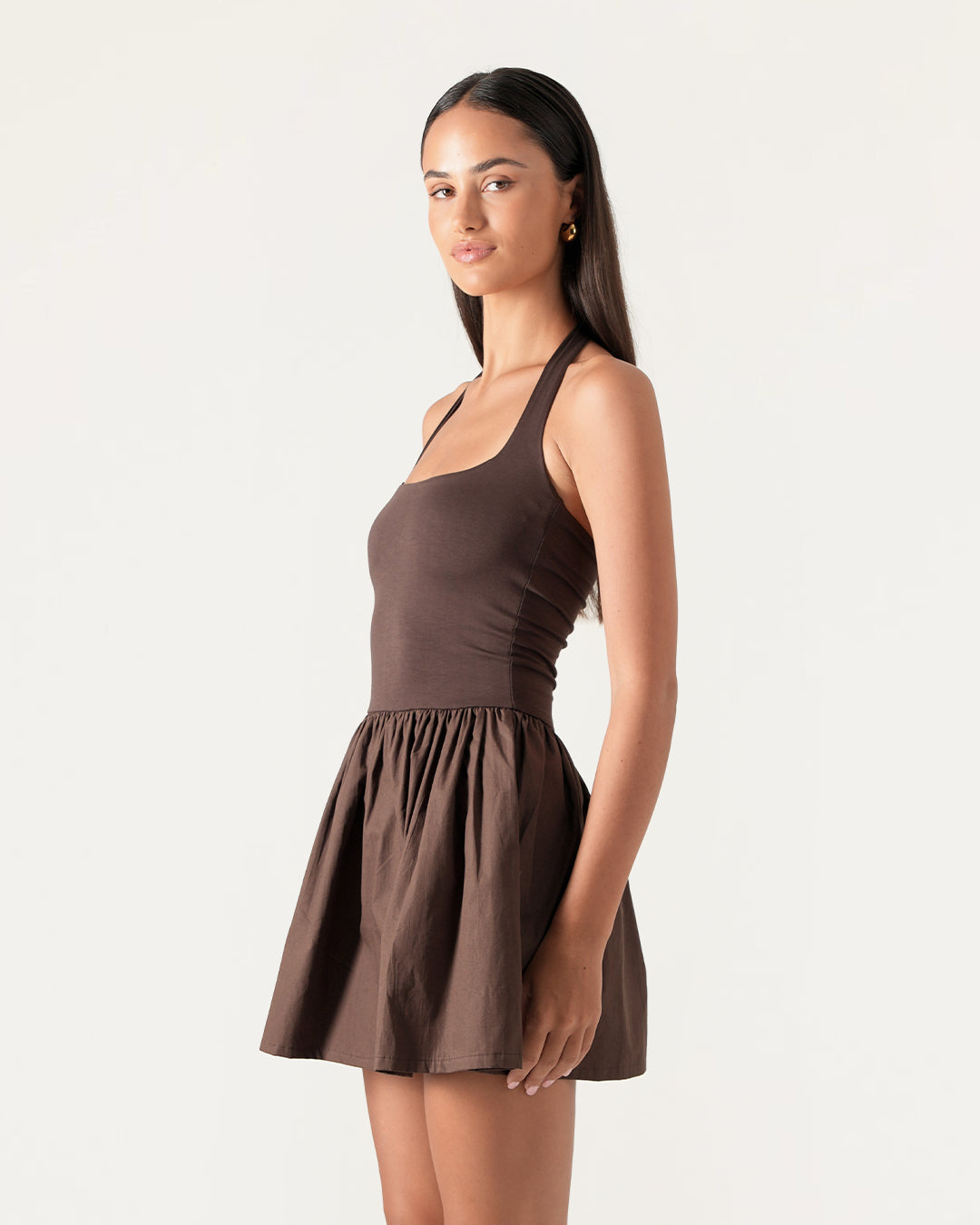Gala Halter Mini Dress