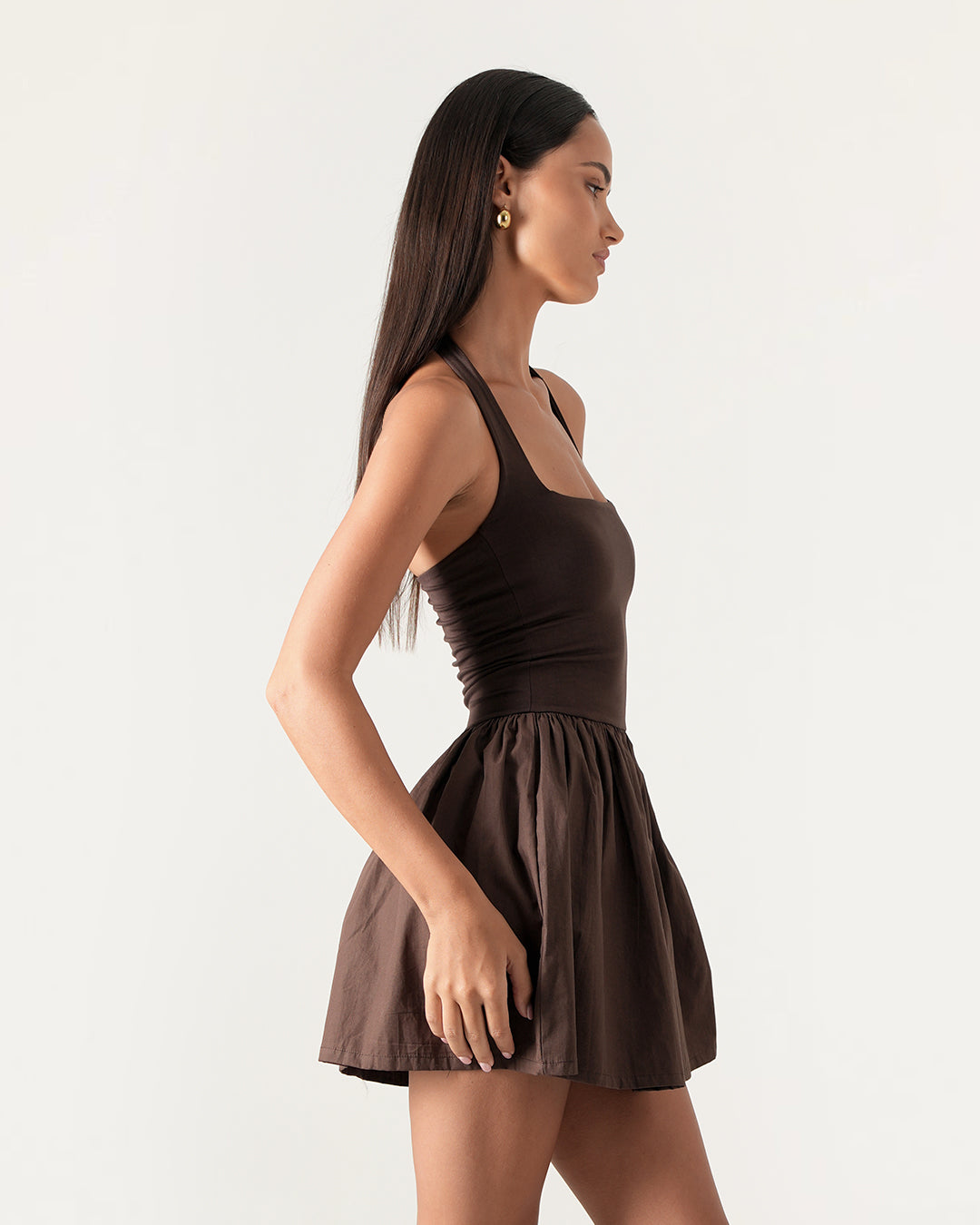 Gala Halter Mini Dress