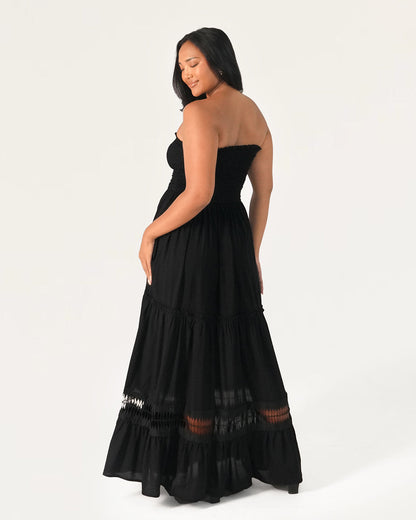 Gloria Ruched Maxi Dress