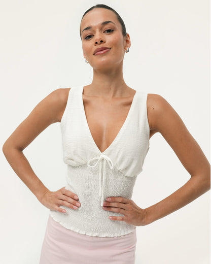 Grace Shirred Top