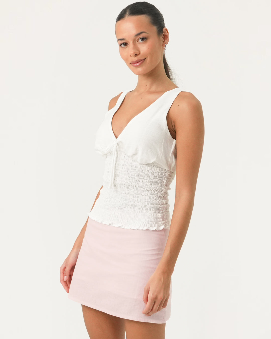 Grace Shirred Top