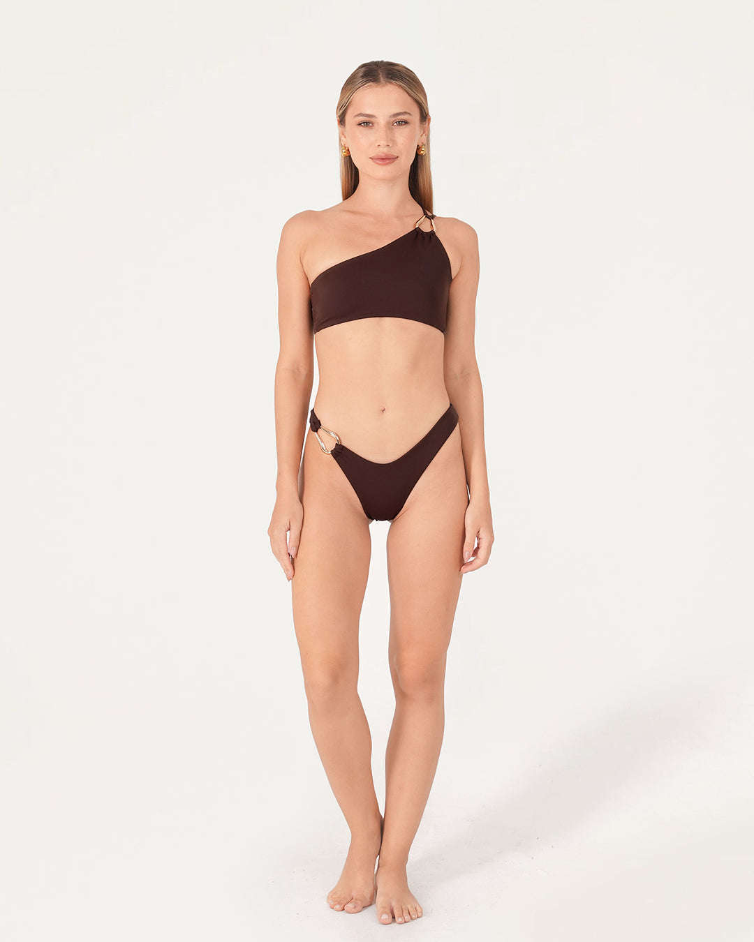 Heather One Shoulder Bikini Top