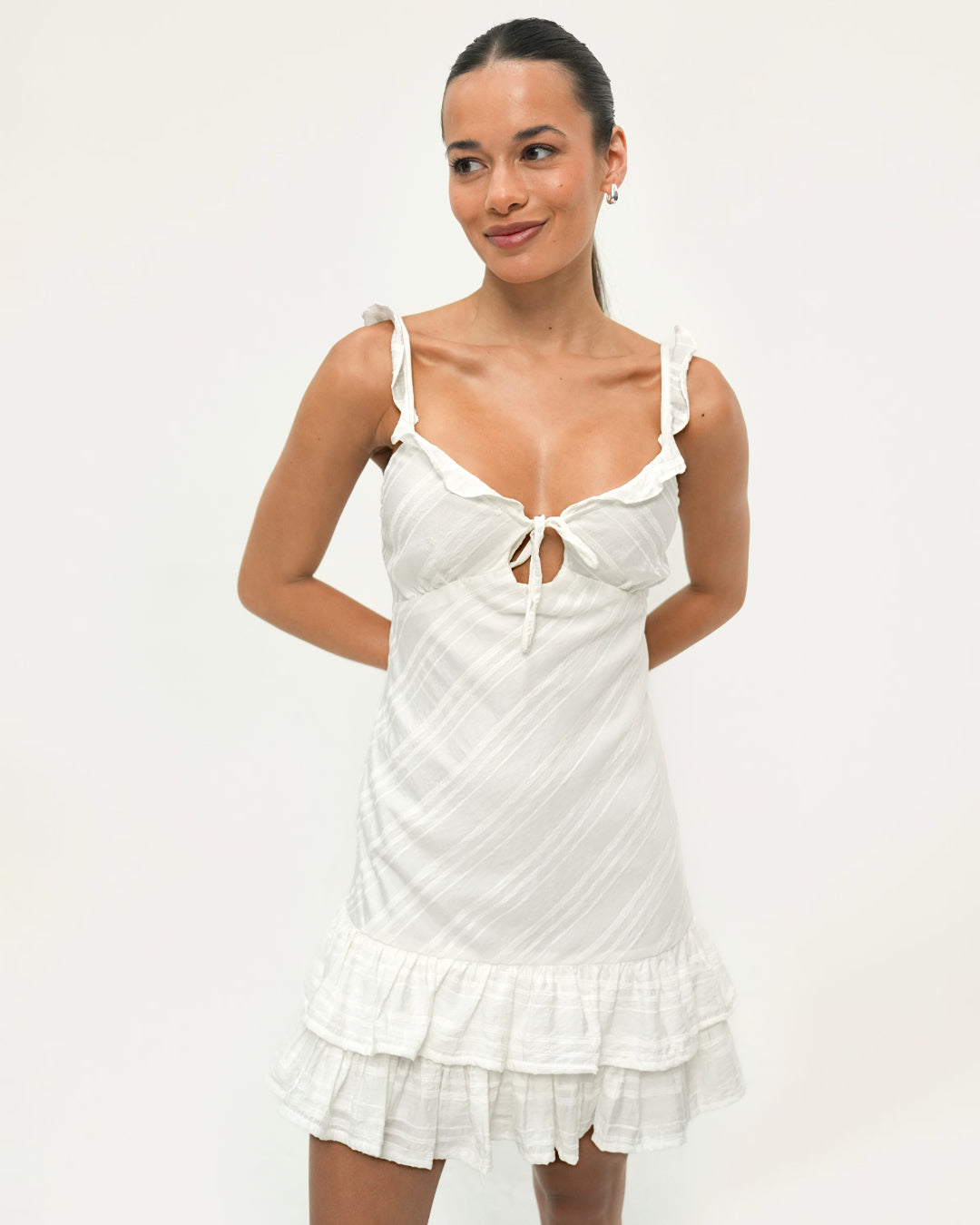 Ineka Frill Mini Dress