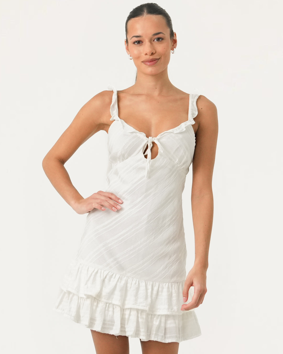 Ineka Frill Mini Dress