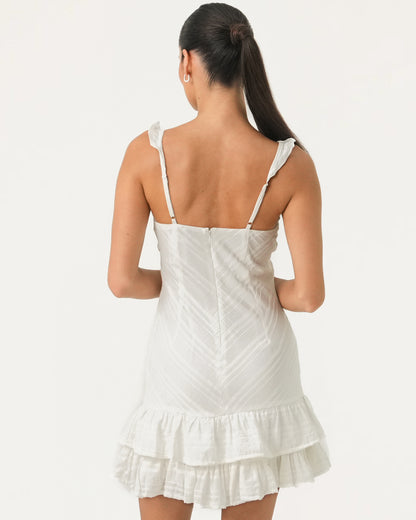 Ineka Frill Mini Dress
