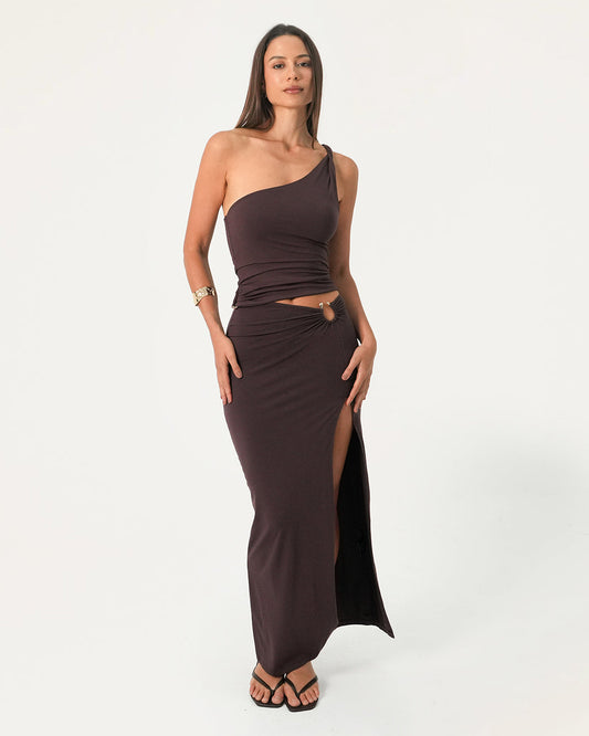 Alaia Jersey Midi Skirt