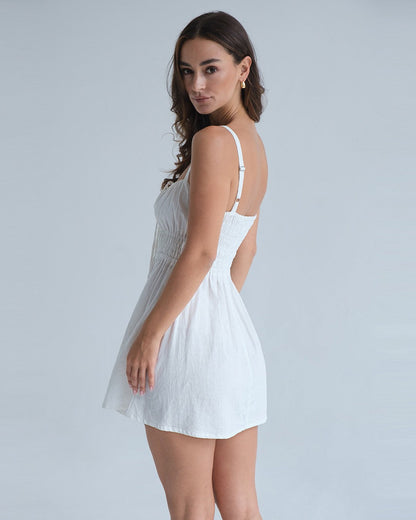 Candice Ruched Mini Dress