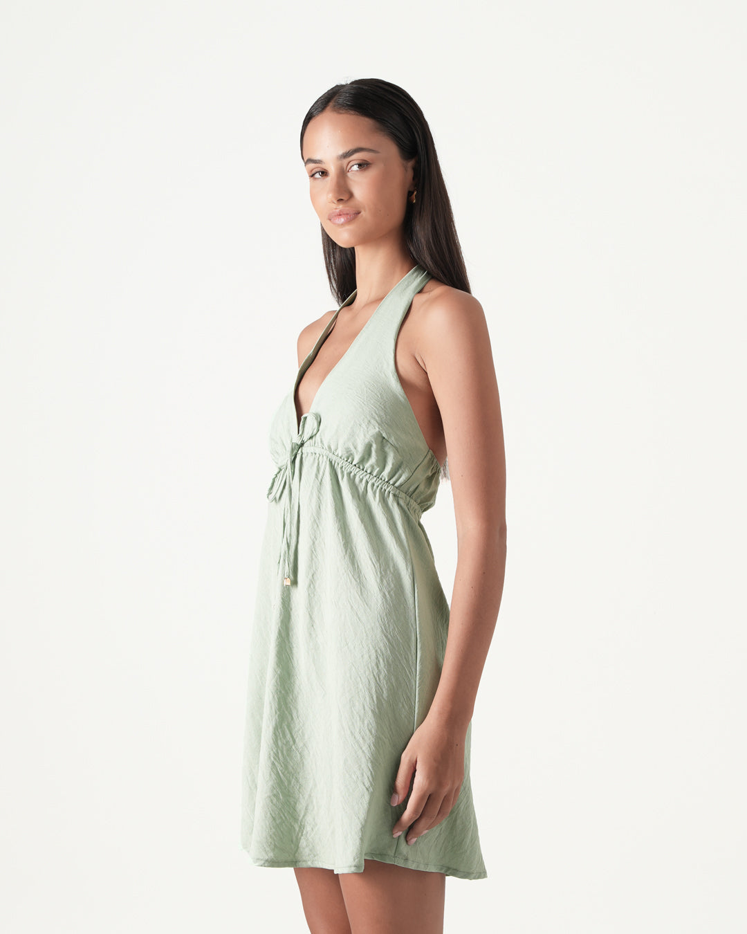 Sally Halter Mini Dress