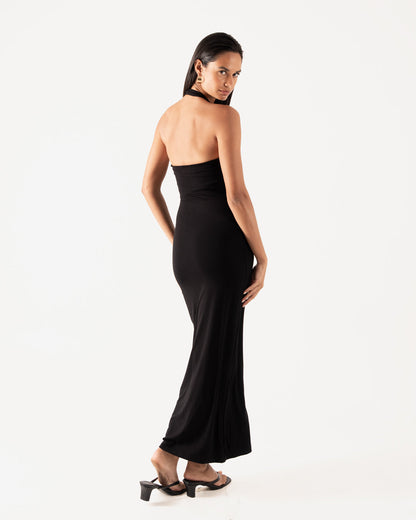 Summer Halter Maxi Dress