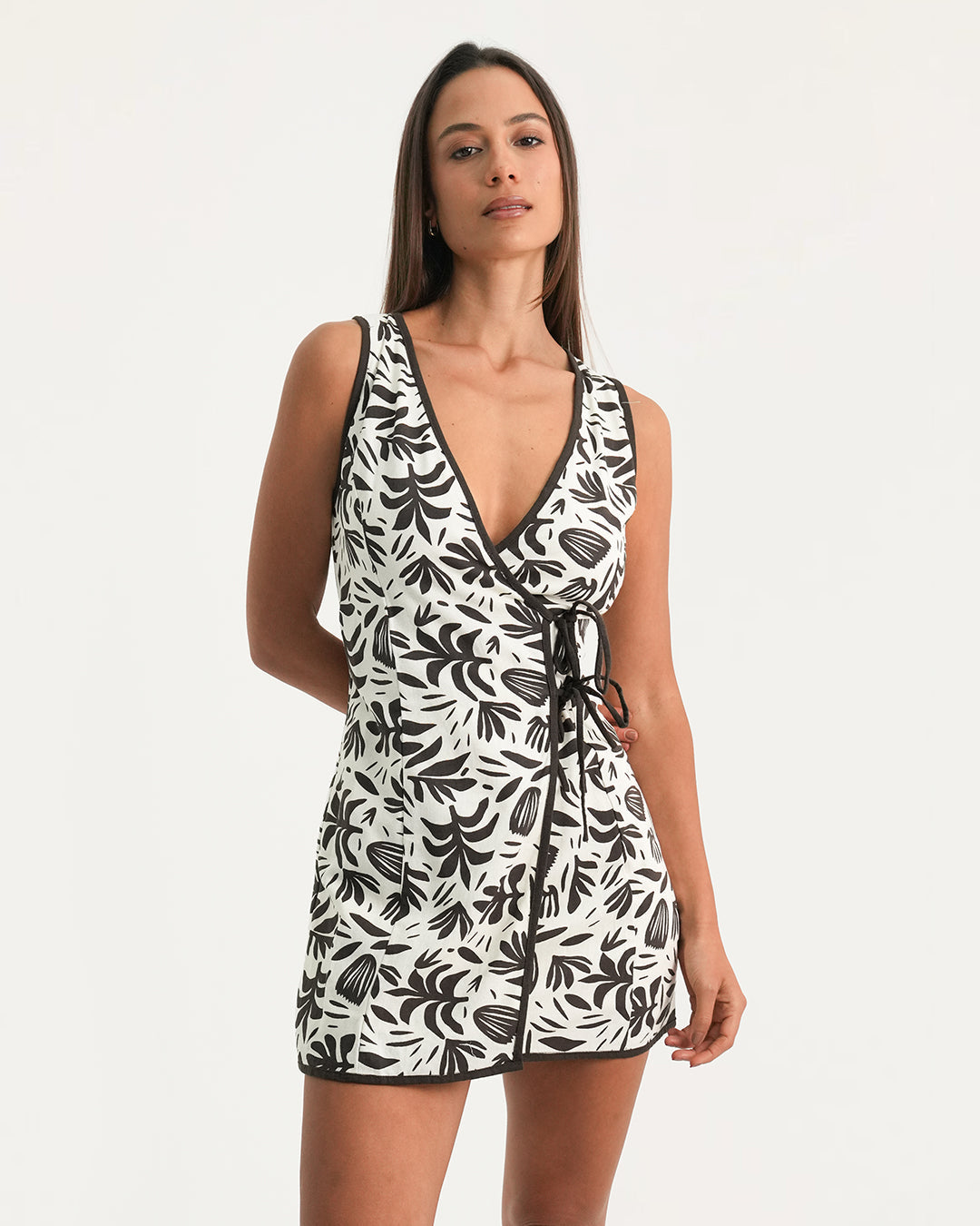 Syka Wrap Mini Dress