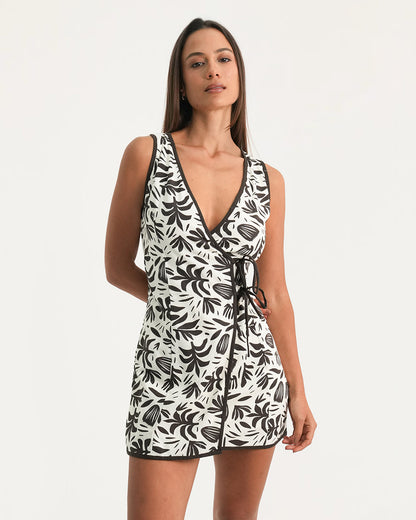 Syka Wrap Mini Dress