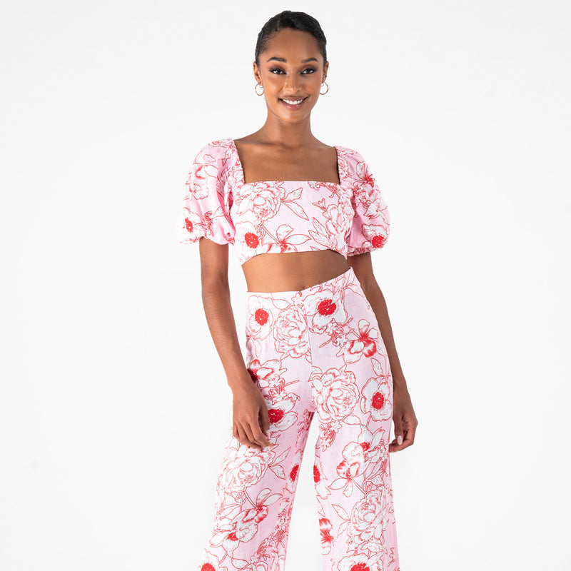 Pomelo Puff Sleeve Top