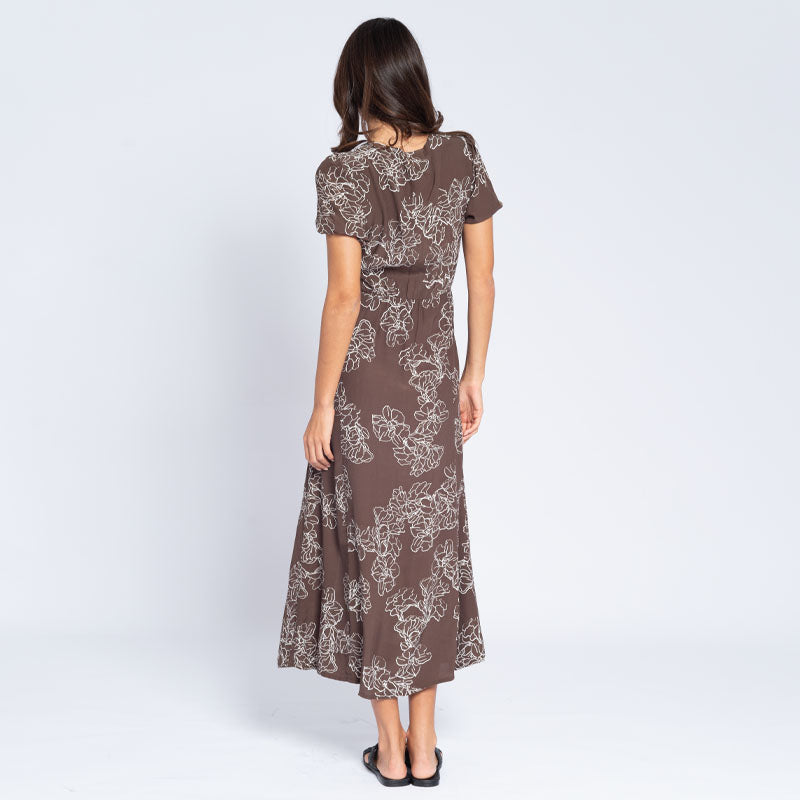 Jennifer Front Tie Midi Dress
