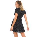 Harlow Frill Wrap Mini Dress