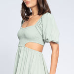 Hope Puff Sleeve Midi Dress