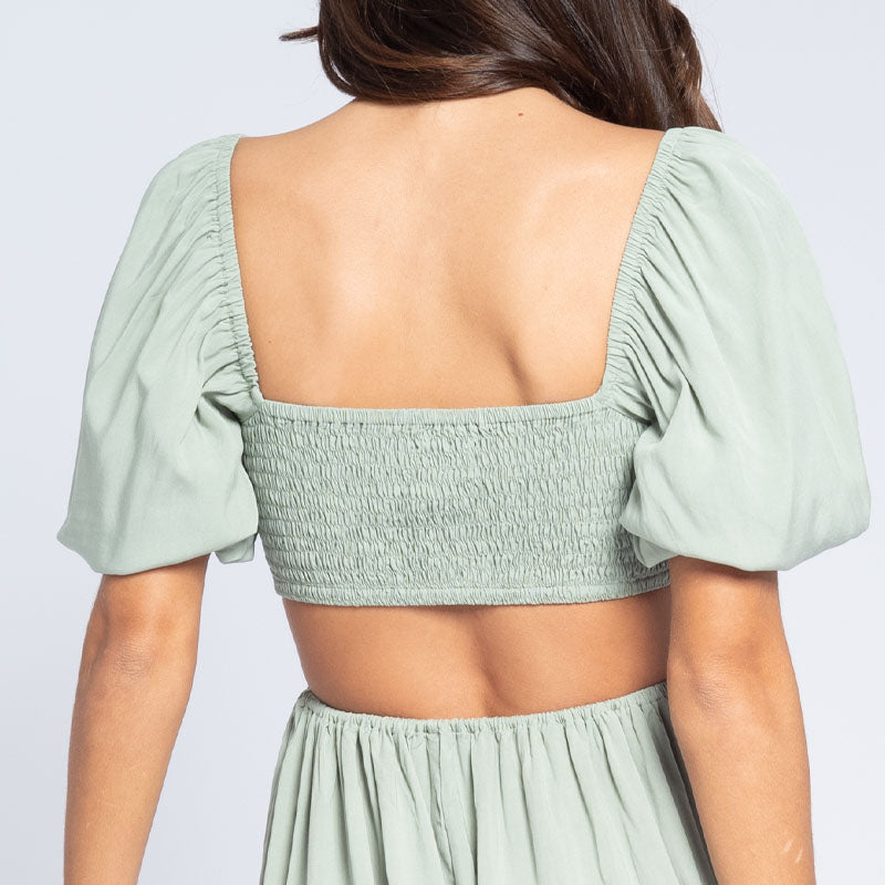 Hope Puff Sleeve Midi Dress