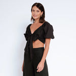 Panama Front Tie Top